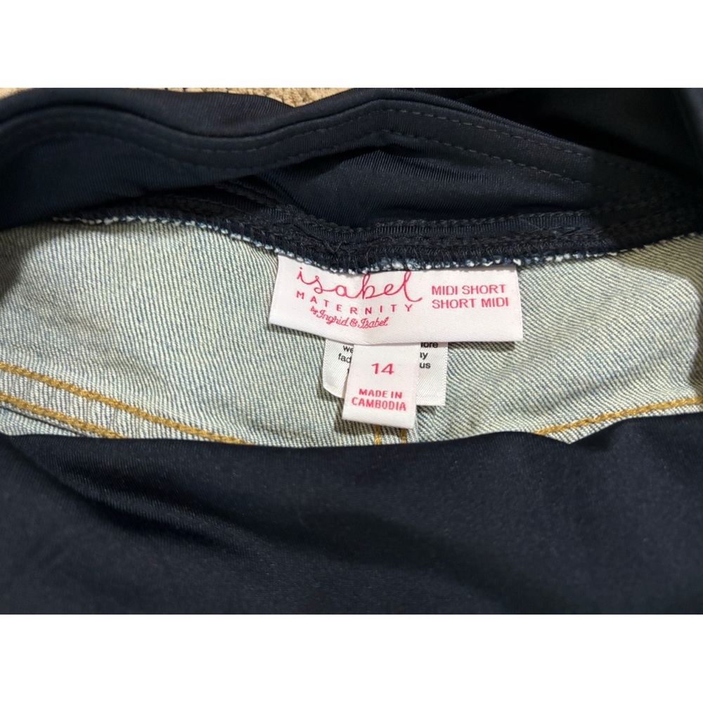 Isabel maternity midi shorts - Picture 4 of 4